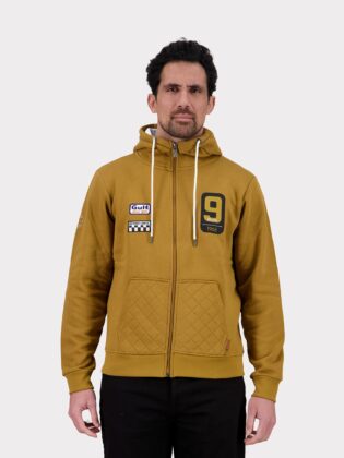 GU251SSM02-580_face.jpg HOODIE FULL ZIP BIG 9 - CARAMEL