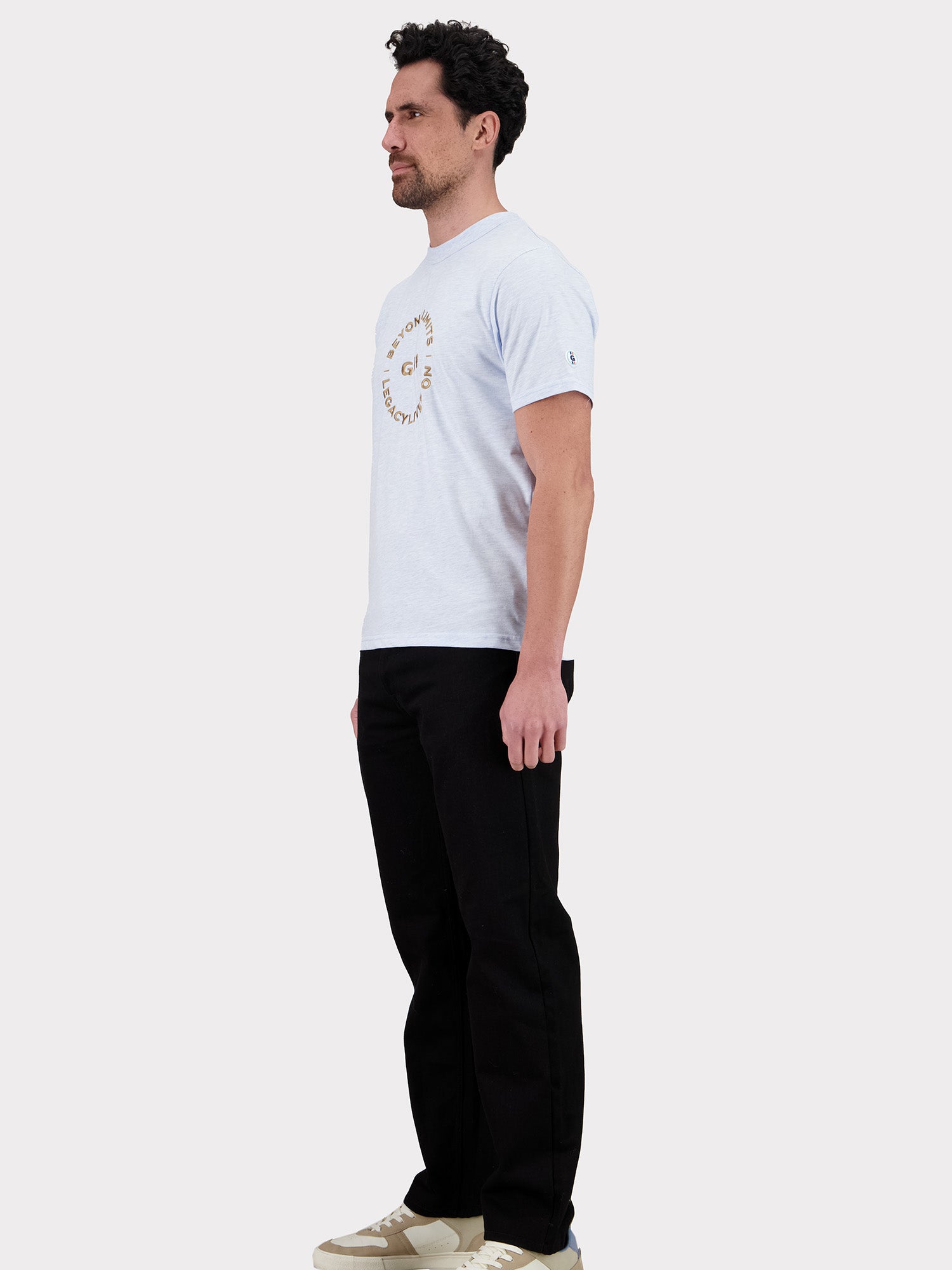 T-SHIRT SMART CASUAL - HEATHER SKY - Image 2
