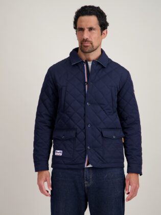 GU252JAM02-100faceferme.jpg VESTE GENTLEMAN QUILTED - NAVY