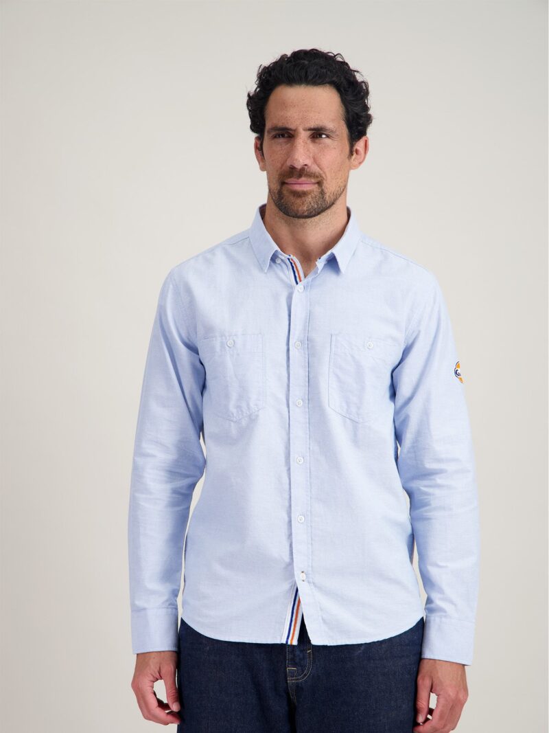 CHEMISE OXFORD - BLEU