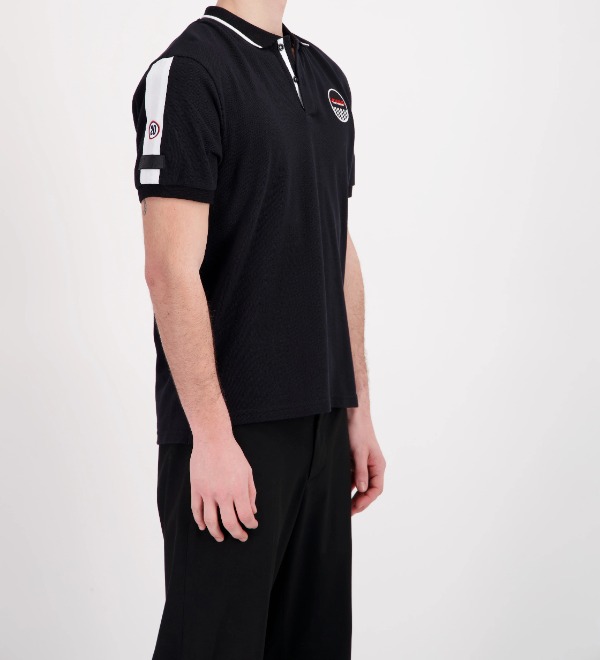 SMQ BLACK TEAM POLO - NOIR - Image 2