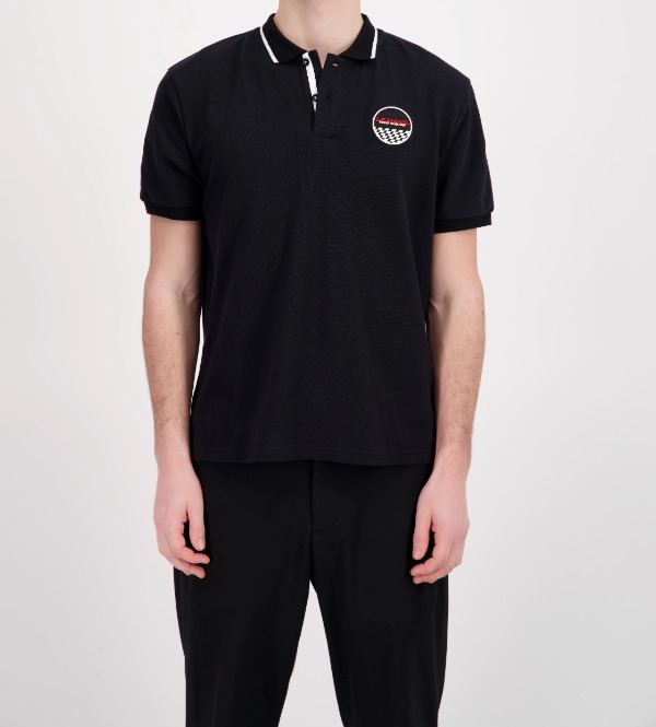 SMQ BLACK TEAM POLO - NOIR