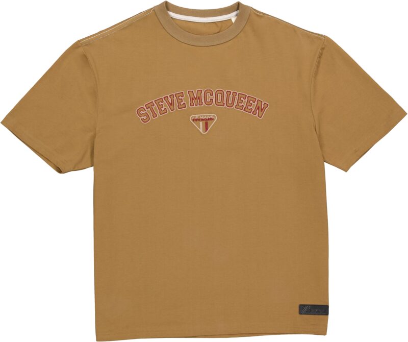 SMQ VARSITY TEE OVERSIZE - TOBACCO