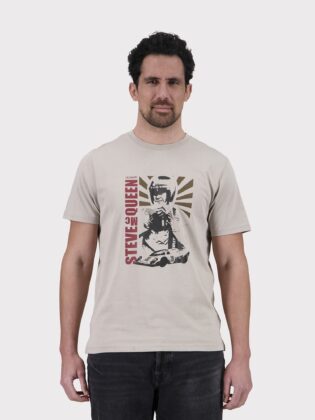 SQ251TSM03-103_face.jpg T-SHIRT OLD AFFICHE - CLAY