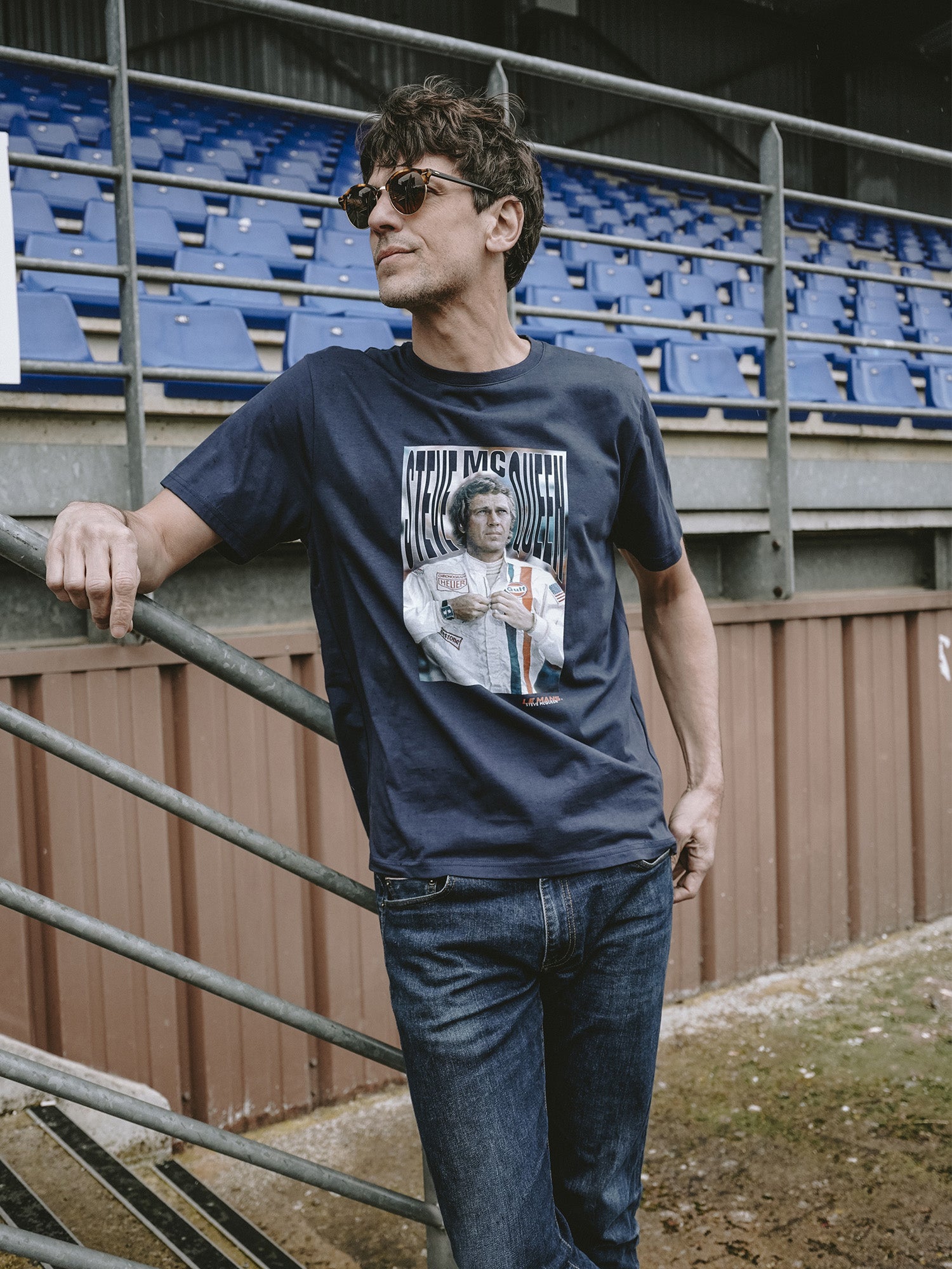 T-SHIRT NEW AFFICHE - NAVY - Image 3