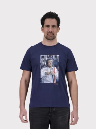 SQ251TSM04-100_face.jpg T-SHIRT NEW AFFICHE - NAVY
