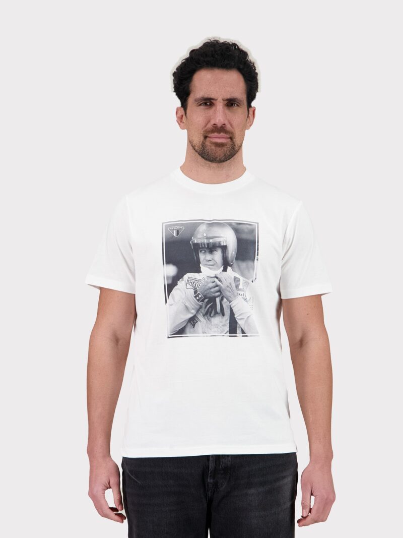 SMQ PORTRAIT TEE - OFF WHITE