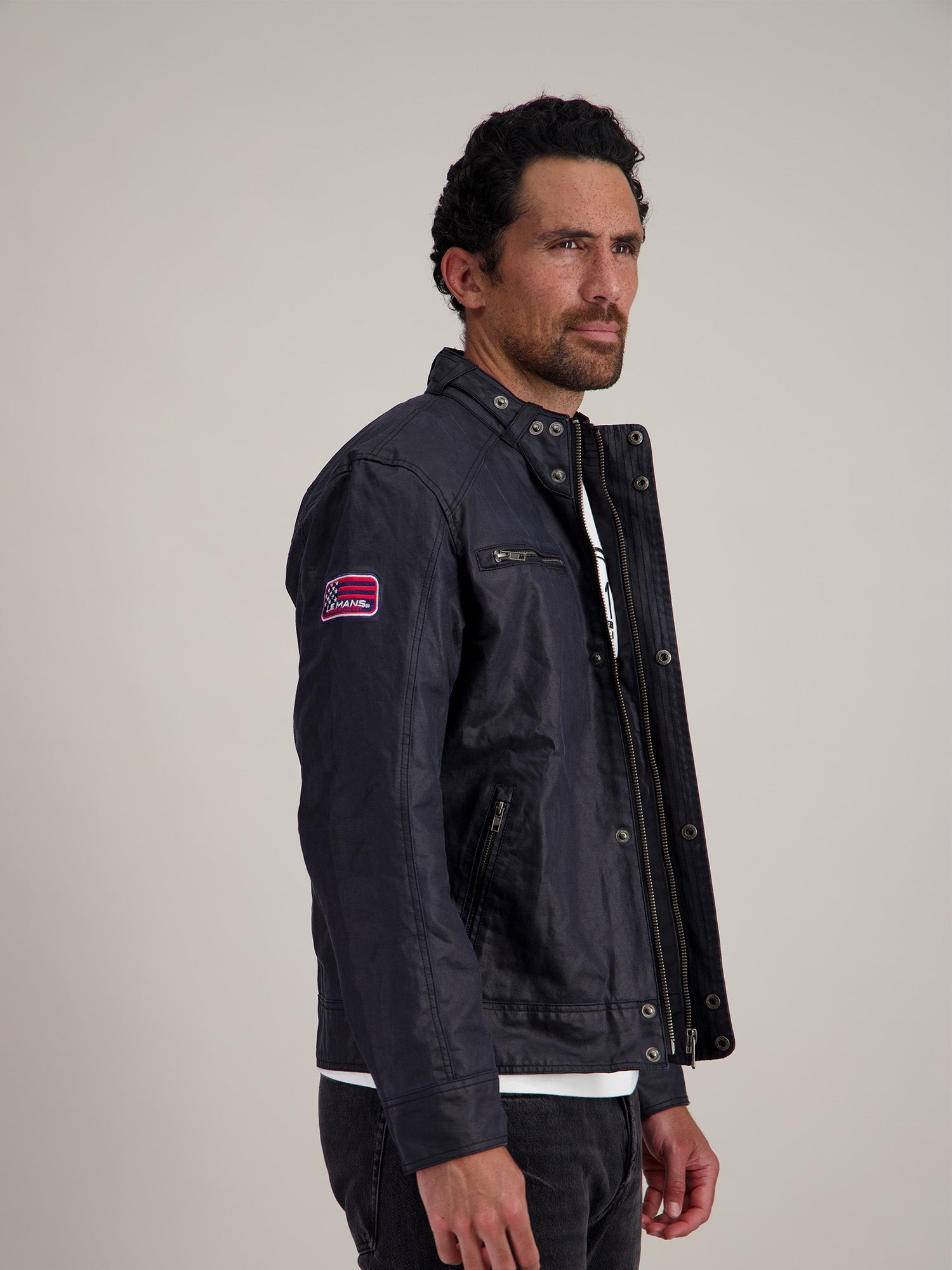 VESTE BIKER BLACK - Image 2