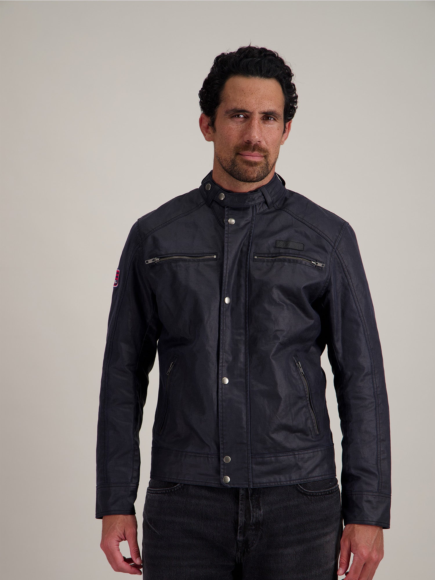 VESTE BIKER BLACK