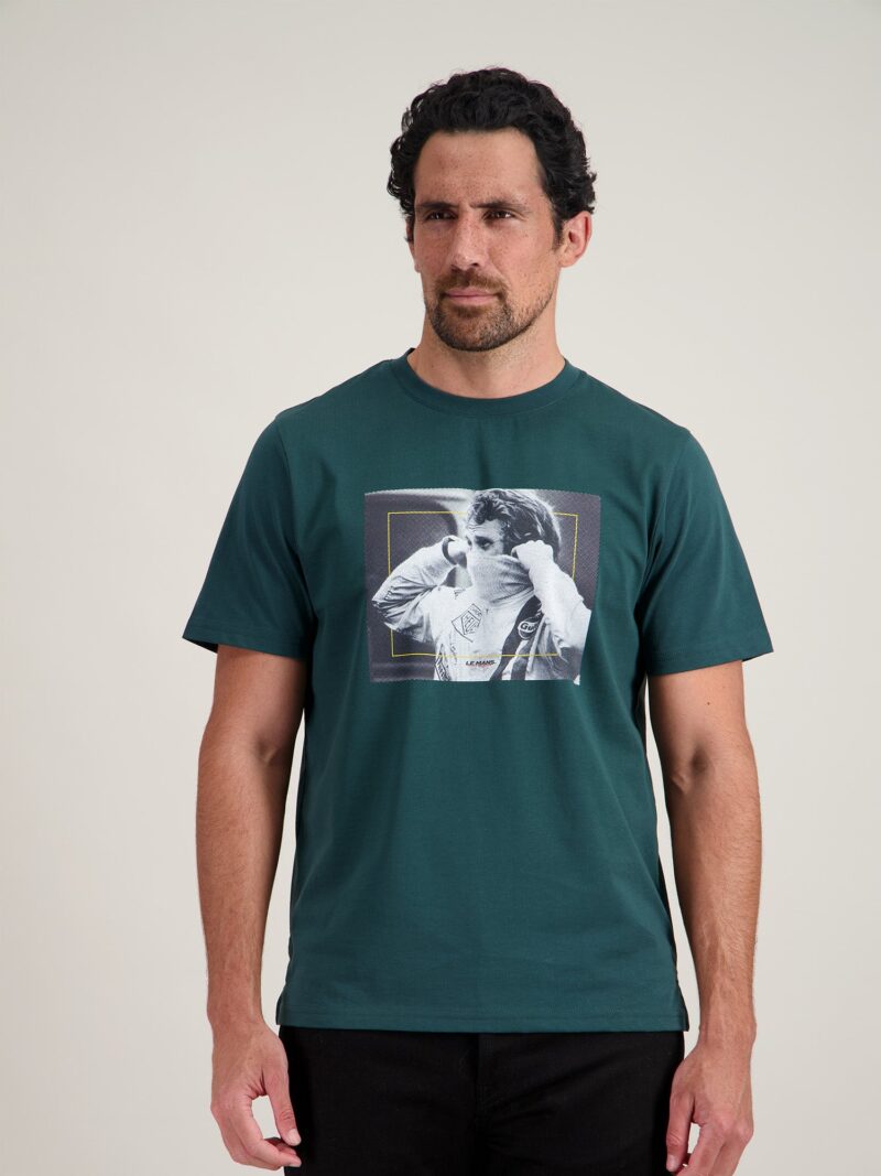 T SHIRT FOCUS BATTLE GREEN