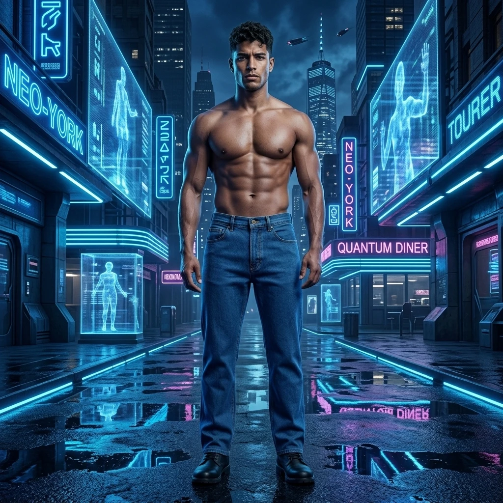 Le Denim Slim "Antonie Motion" - Image 6