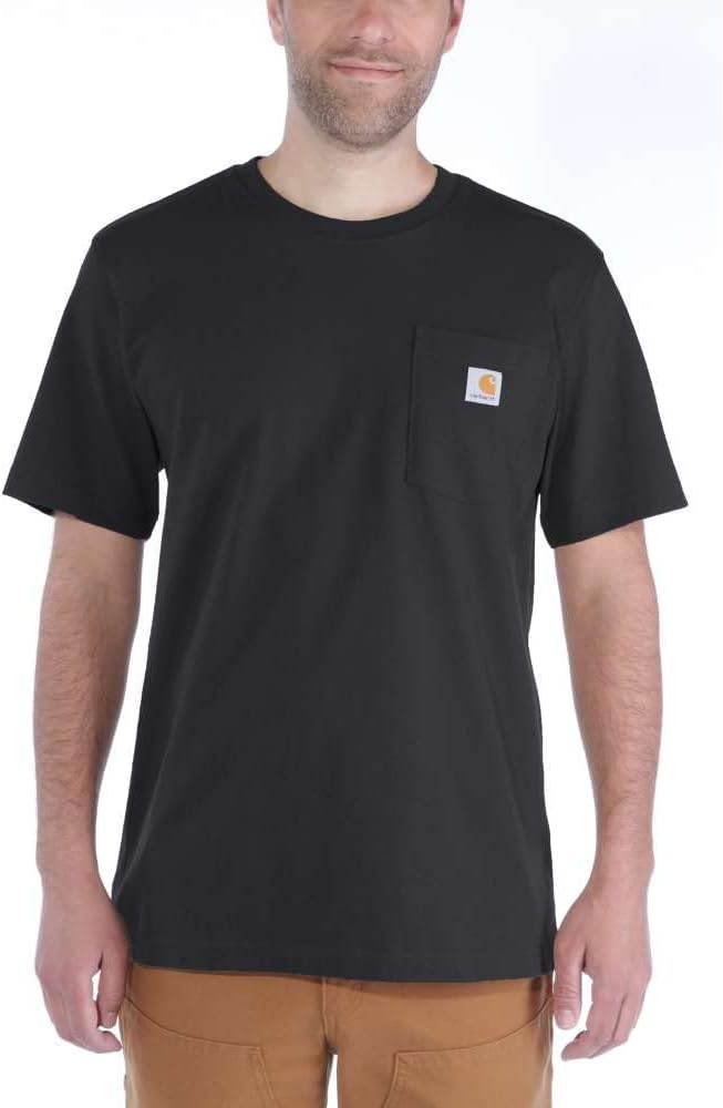 Carhartt K87 Pocket S/S T-Shirt T-Shirt Utilitaire de Travail Homme - Image 3