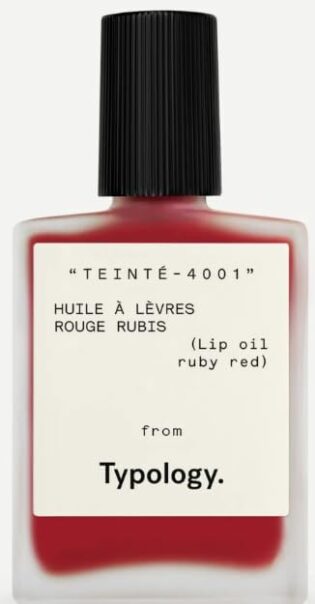 41FqE6cOQwL._AC_SL1500_.jpg Typology Tinted Lip Oil - Shade 1 Ruby Red & Complimentary Sheet Masque
