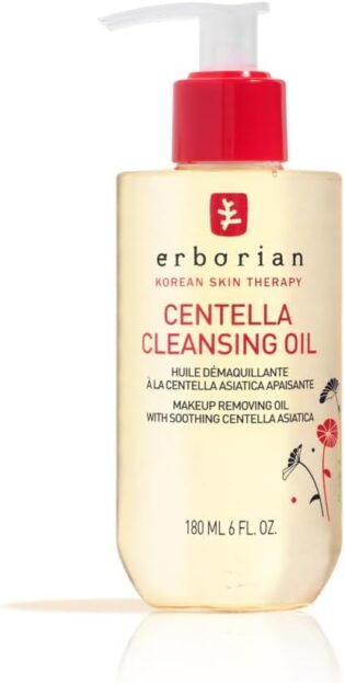 41Iq3K3zwL._AC_SL1500_.jpg Erborian - Centella Cleansing - Huile/Gel démaquillante pour visage à la centella asiatica - Tous types de peaux - Soin cosmétique Coréen