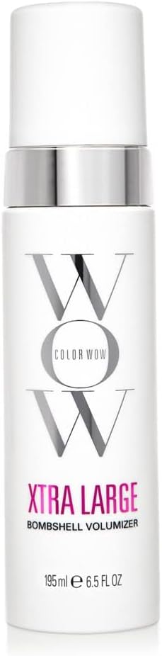 COLOR WOW - Mousse Volume Cheveux - Épaisseur Immédiate & Durable - Extrait de Bambou Fortifiant - Sans Alcool - Tous Types de Cheveux - Xtra Large Bombshell Volumizer - 195 ml