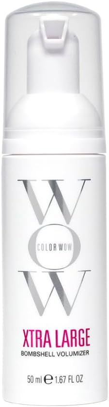 COLOR WOW - Mousse Volume Cheveux - Épaisseur Immédiate & Durable - Extrait de Bambou Fortifiant - Sans Alcool - Tous Types de Cheveux - Xtra Large Bombshell Volumizer - Format Voyage 50 ml