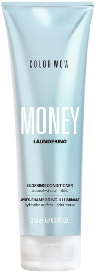 COLOR WOW - Après-Shampoing Brillance - Hydratation Intense - Cheveux Plus Forts & Résistants - Complexe Exclusif Hydro-Reflective Complex™ - Tous Types de Cheveux - Money Laundering - 250 ml