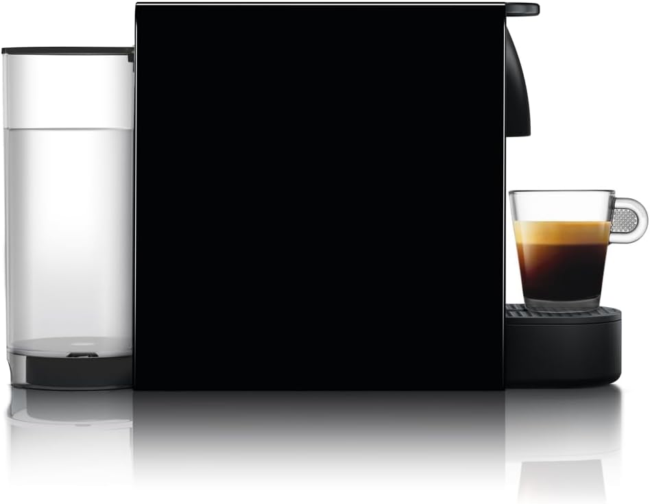 Nespresso Krups Machine à Café Essenza Mini Noir, 19 Bars + Kit de Bienvenue, Design Compact, Expresso et Lungo, Arrêt Automatique, YY2910FD - Image 2