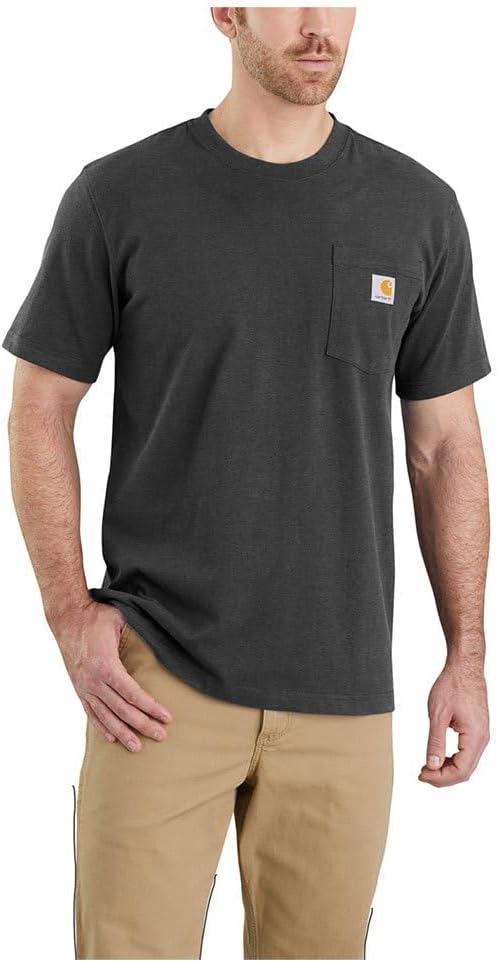 Carhartt K87 Pocket S/S T-Shirt T-Shirt Utilitaire de Travail Homme - Image 2