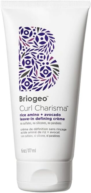 Briogeo Briogeo Curl Charisma Rice Amino + Avocado Leave-in Defining Creme Bouchon d'oreille 5 Centimeters Noir (Black)