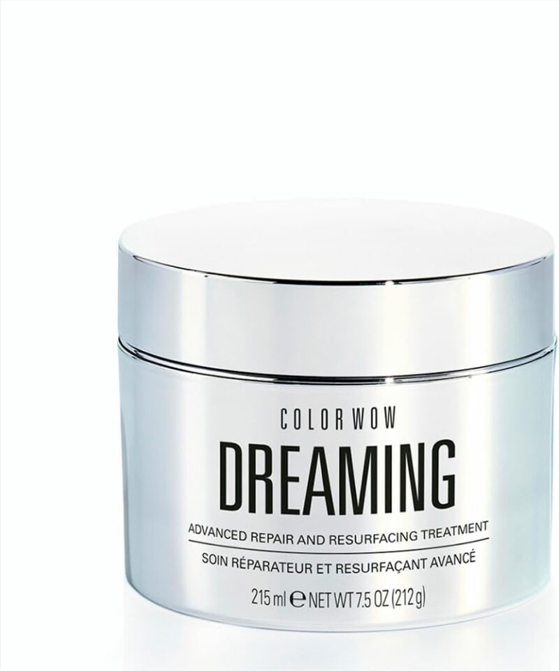 COLOR WOW - Soin Capillaire Resurfaçant Pour Cheveux Secs, Frisés ou Indisciplinés - Lisse & Répare - Anti-Frisottis Longue Durée - Brillance Miroir - Transforme Instantanément - Dreaming - 215 ml