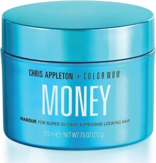 COLOR WOW - Masque Cheveux Secs, Abîmés ou Fragilisés - Soin Profond Hydratation Intense - Renforce, Répare & Restaure la Souplesse - Résultat Ultra-Glossy - Texture Légère - Money Masque - 215 ml