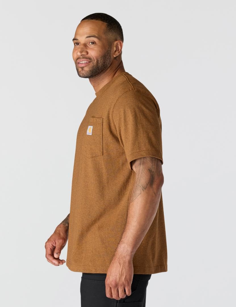 Carhartt K87 Pocket S/S T-Shirt T-Shirt Utilitaire de Travail Homme - Image 2