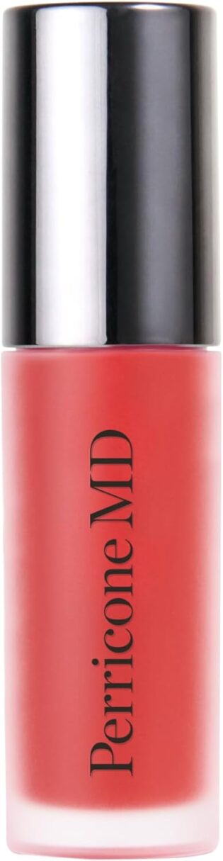 Perricone MD No Makeup Lip Oil 5.5ml (Raspberry) | Hydrating lip oil in Raspberry for glossy colour, soft lips and non-sticky shine.
