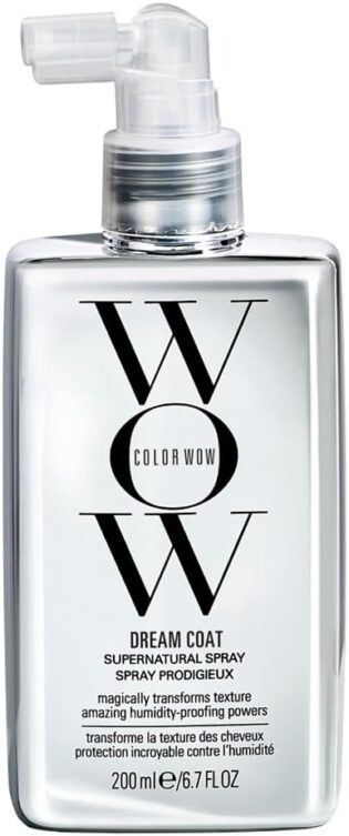 COLOR WOW - Spray Cheveux Anti-Frisottis 72H - Bouclier Anti-Humidité - Brillance Effet Mirroir - Tous Types de Cheveux - Soin Sans Rinçage Dream Coat Supernatural - 200 ml