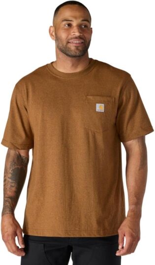 51V8IKTZL._AC_SL1500_.jpg Carhartt K87 Pocket S/S T-Shirt T-Shirt Utilitaire de Travail Homme