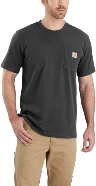 51XAenLAaML._AC_SL1500_.jpg Carhartt K87 Pocket S/S T-Shirt T-Shirt Utilitaire de Travail Homme