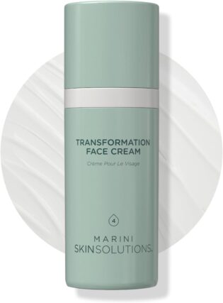 Marini SkinSolutions Transformation Face Cream - Advanced Moisturizer with Anti-Aging Peptides, Growth Factors & Hyaluronic Acid - Cruelty Free - Made in the USA - 1 oz