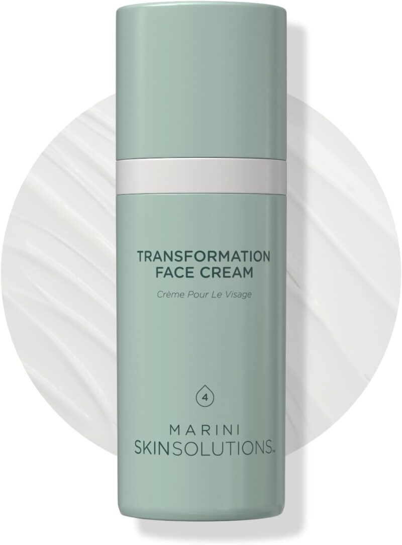 Marini SkinSolutions Transformation Face Cream - Advanced Moisturizer with Anti-Aging Peptides, Growth Factors & Hyaluronic Acid - Cruelty Free - Made in the USA - 1 oz