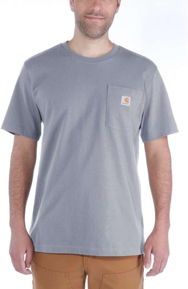 Carhartt K87 Pocket S/S T-Shirt T-Shirt Utilitaire de Travail Homme - Image 3