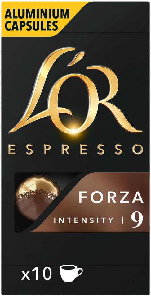 L'OR Forza - 100 Capsules de Café intensité 9 - Compatibles Nespresso®* (lot de 10 x 10) - Image 3
