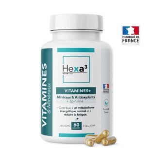60 Gélules Vitamines+ Minéraux Formule Tonus