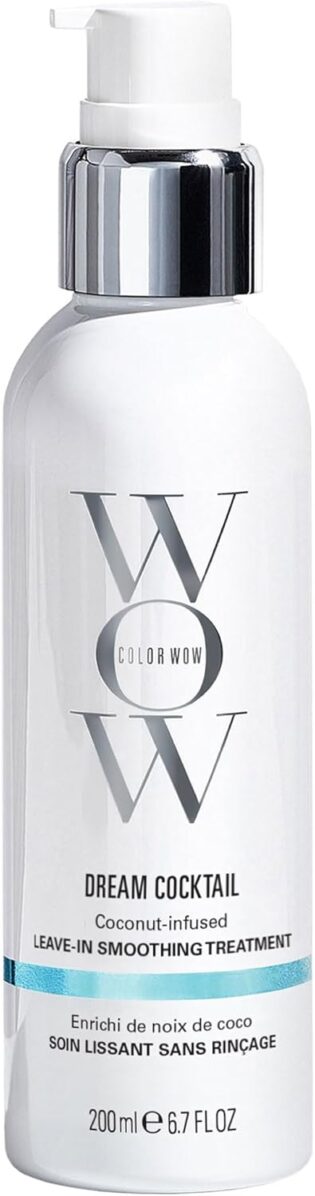 COLOR WOW Dream Cocktail Coconut Infused | Soin sans Rinçage pour Cheveux Secs et Abîmés | 200 ml