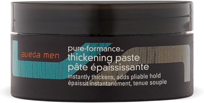 Aveda Men Pure-Formance Pâte épaississante | Épaissit les cheveux | Tenue polyvalente | Pâte coiffante offrant un fini naturel, 75 ml