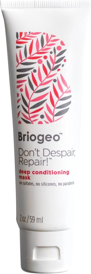 Briogeo Masque Réparateur Ne Pas Désespérer, Après-Shampoing Profond pour Cheveux Secs, Abîmés ou Colorés, 59ml