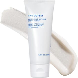 610dJAq79XL._AC_SL1500_.jpg The Outset Exfoliating Caffeine Micro Polish, Brightening, Smoothing & Awakening Physical Face Scrub, Gentle, Fragrance-Free, Clean, Vegan & Gluten-Free Daily Skincare - 3.3 fl oz