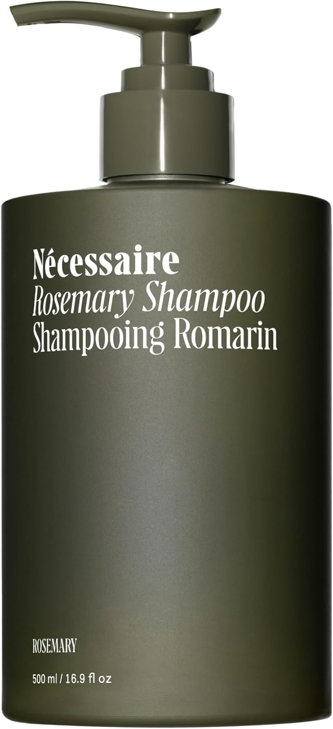 Nécessaire Rosemary Shampoo With Pump | Multi-Protein Strengthening Shampoo For Thinning Hair. For Women + Men. Good For All Hair Types/Textures. Color-Safe. 500 ml / 16.9 oz