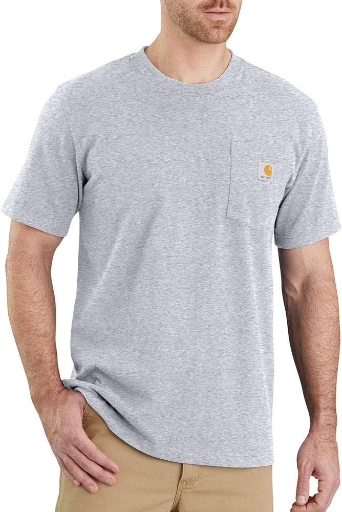 Carhartt K87 Pocket S/S T-Shirt T-Shirt Utilitaire de Travail Homme - Image 2