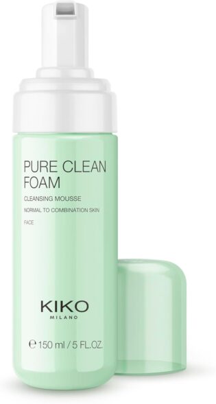 KIKO Milano Pure Clean Foam, Mousse Visage Nettoyante Et Purifiante