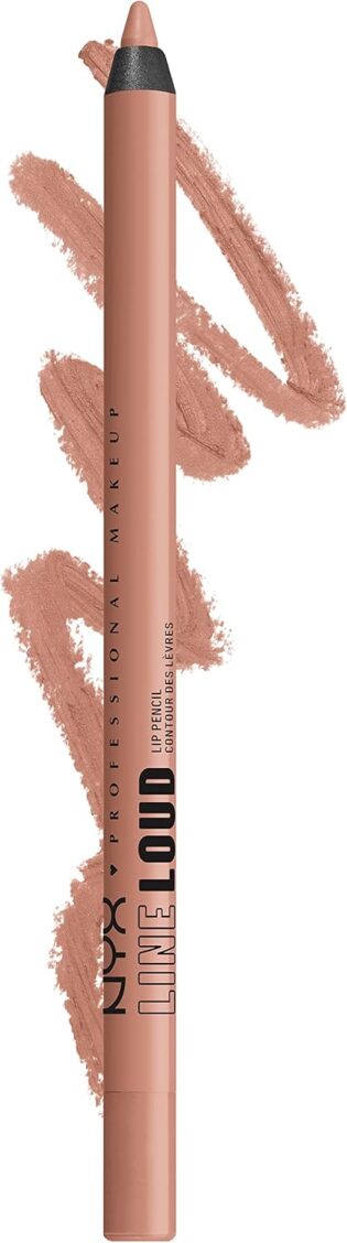 NYX Professional Makeup Crayon à Lèvres Mat, Sans transfert, Waterproof, Sans Bavure, Longue Tenue, Formule Vegan, Line Loud, Goal Crusher (03)