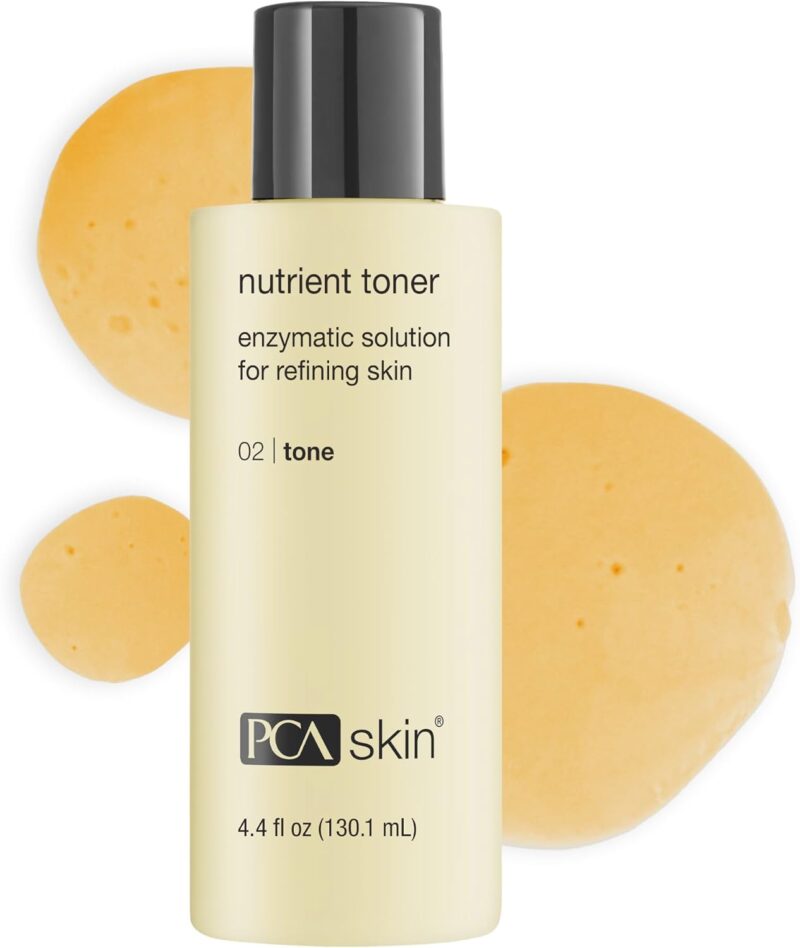 PCA SKIN Hydrating Toner for Face, Nutrient Face Toner for Sensitive Skin, Dry Skin, and Aging Skin, Helps Refine, Brighten, and Exfoliate the Face and Neck, Safe for All Skin Types, 4.4 oz Bottle