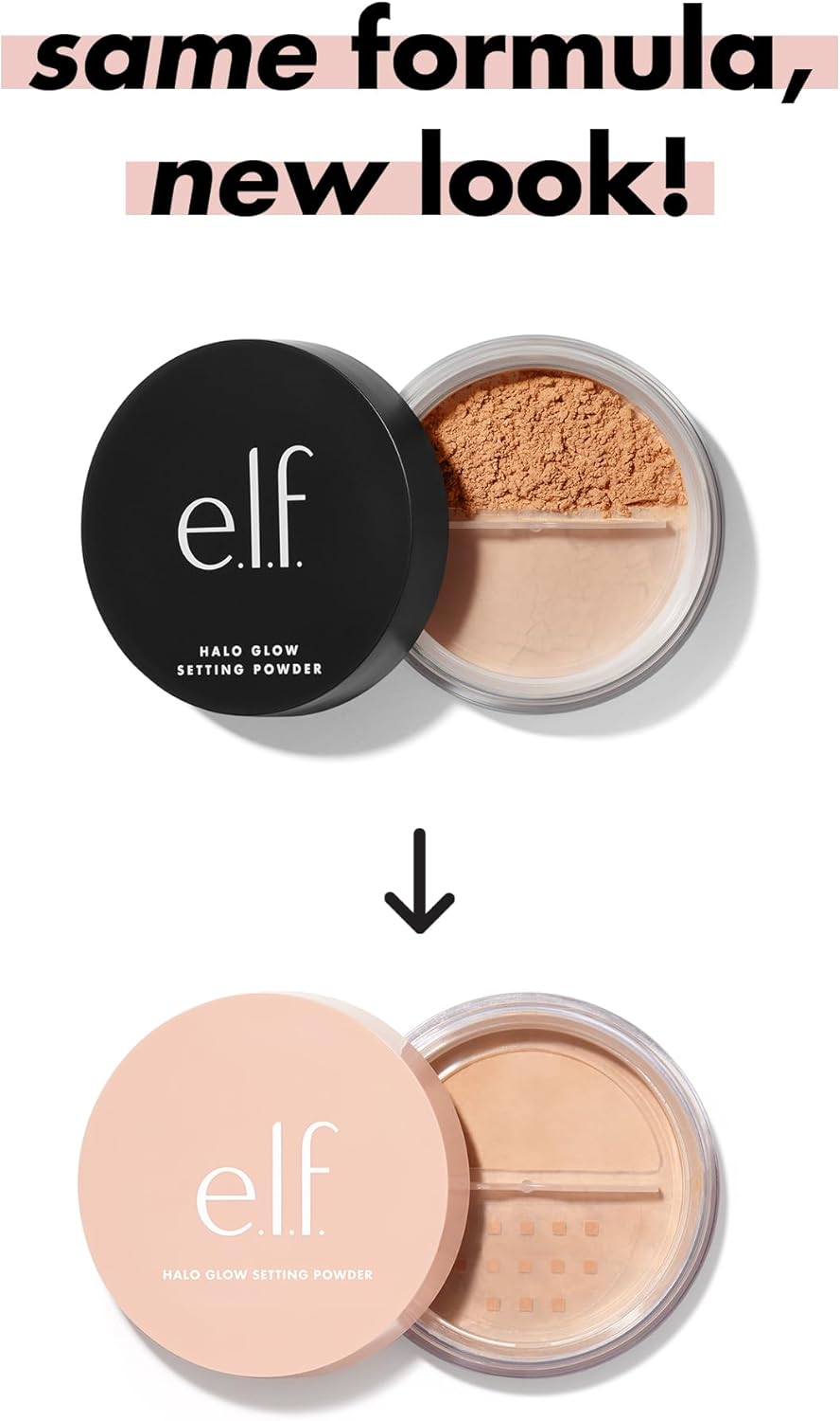 e.l.f. Halo Glow Setting Powder, Silky, Weightless, Blurring, Smooths, Minimizes Pores and Fine Lines, Creates Soft Focus Effect, Deep, Semi-Matte Finish, 7 ml - Image 3