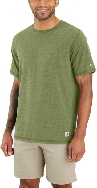 61GOS2jlgcL._AC_SL1500_.jpg Carhartt Lwd Relaxed Fit Short-Sleeve T-Shirt Décontractée Homme (Lot de 1)