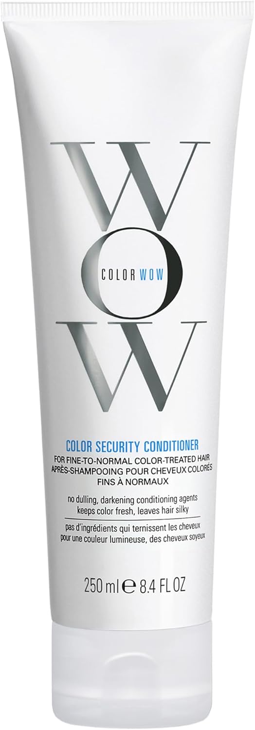 COLOR WOW - Après-Shampoing Ultra-Léger Pour Cheveux Colorés Fins à Normaux - Préserve l'Éclat de la Couleur - Démêle, Hydrate & Illumine - 3 Niveaux de Protection Thermique - Color Security - 250 ml