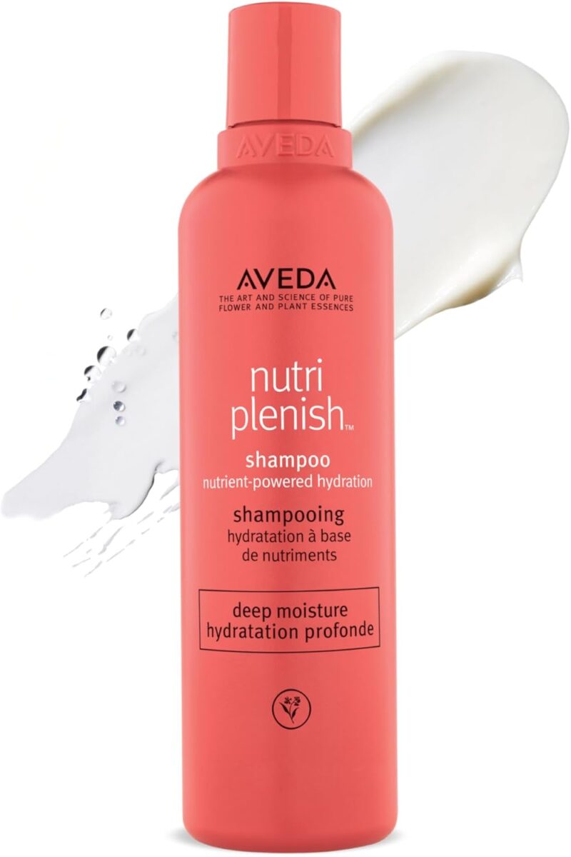 Aveda Nutriplenish Shampoing Hydratation Profonde | Shampoing riche en superaliments pour cheveux secs | Huile de grenade bio, huile de coco, beurre de mangue