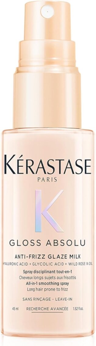 61JNnE5haKL._AC_SL1500_.jpg Kerastase Gloss Absolu Anti-Frizz Glaze Milk - Instantly Detangles, Hydrates & Smooths, Eases Blow-Dry, Absorbs Frizz & Fly-Aways, Protects from Heat & Humidity, For Long Hair